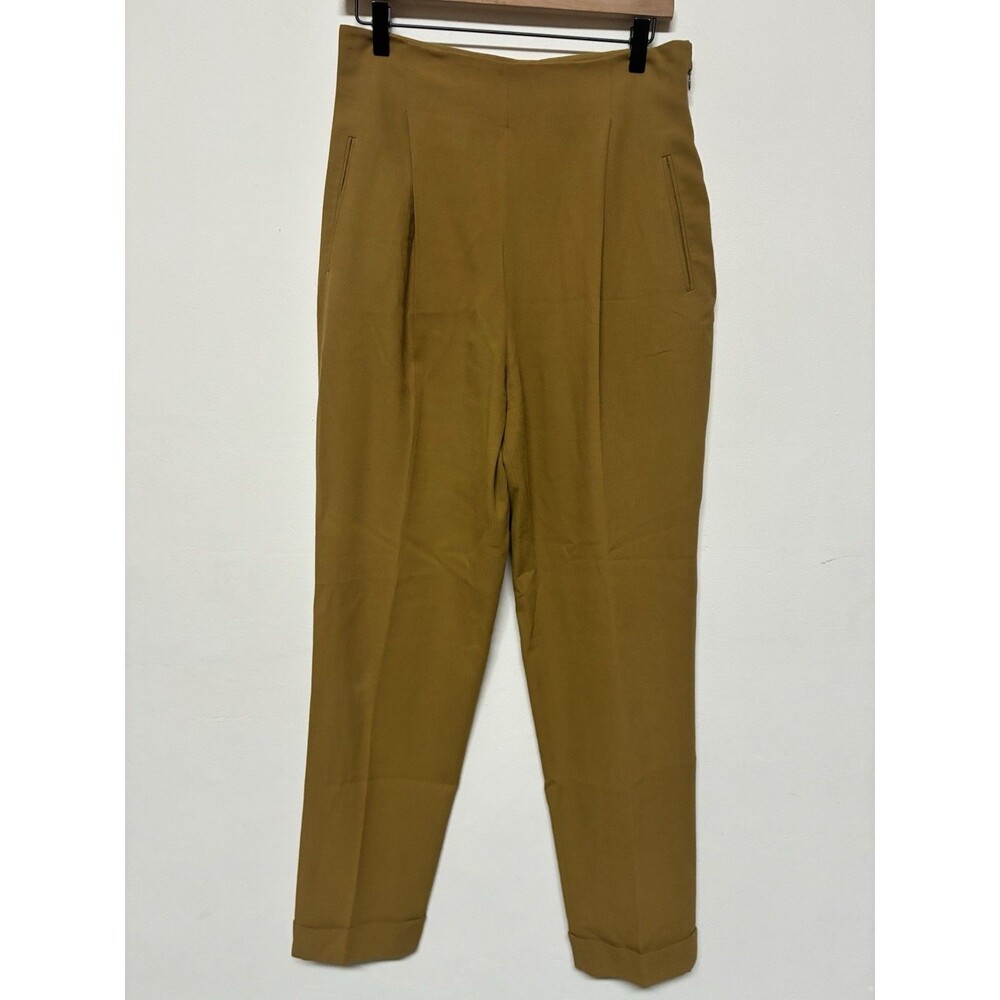 Romeo Gigli Trousers Women’s 44 High Waist Vintage Brown Mustard Iconic US 12